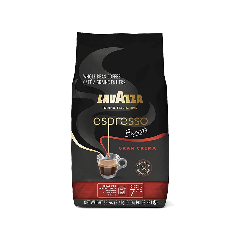 Lavazza Espresso Barista Gran Crema Medium Roast Whole Beans (1KG)
