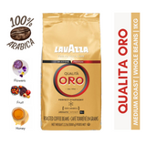 Qualita Oro Whole Beans Lavazza Wholesale (6X1KG)