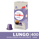 Gimoka Nespresso-Compatible Pods Wholesale - Lungo (400 pods)
