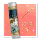 Fire Element Zodiac Vegan Lip Balm Crazy Rumors (Set of 3; 3 X 0.15oz tube with Gift Box)