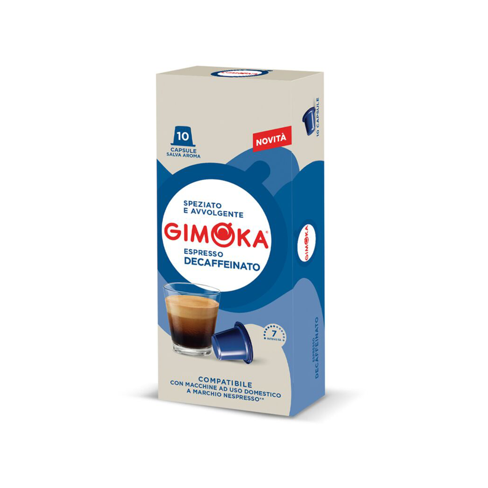 Gimoka Nespresso-Compatible Pods Wholesale - Soave Decaffeinato (400 pods)